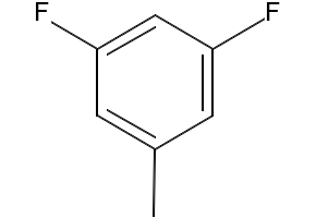 3,5-Difluorotoluene structure, CAS 117358-51-7