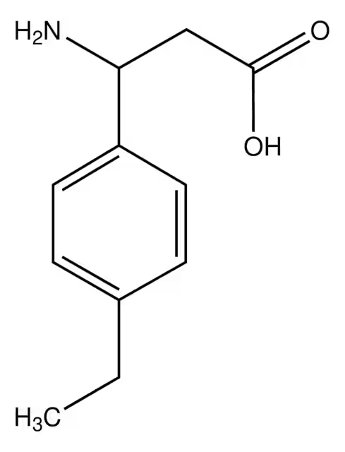 3-Amino-3-(4-ethylphenyl)propionic acid structure, CAS 117391-52-3