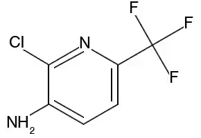 3-Amino-2-chloro-6-(trifluoromethyl)pyridine structure, CAS 117519-09-2
