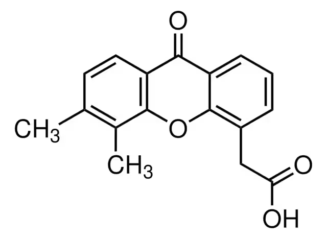 5,6-Dimethylxantheonone-4-acetic acid structure, CAS 117570-53-3