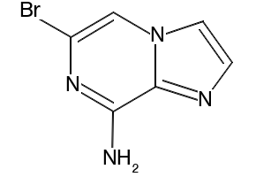 6-Bromoimidazo[1,2-a]pyrazin-8-amine structure, CAS 117718-84-0