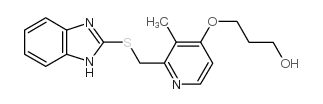 Desmethyl rabeprazole thioether structure, CAS 117976-91-7