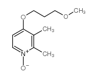 4-(3-Methoxypropoxy)-2,3-dimethylpyridine-N-oxide structure, CAS 117977-18-1