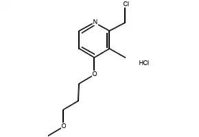 2-Chloromethyl-4-(3-methoxypropoxy)-3-methylpyridin structure, CAS 117977-20-5