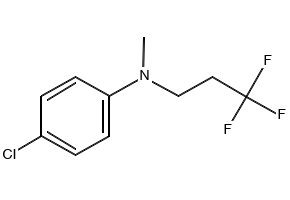 Methyl(3,3,3-trifluoropropyl)diethoxysilane structure, CAS 118162-95-1