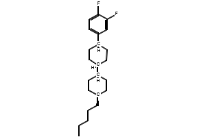 4-[trans-4-(trans-4-Pentylcyclohexyl)cyclohexyl]-1,2-difluorobenzene structure, CAS 118164-51-5
