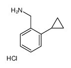 2-Cyclopropylbenzenemethanamine hydrochloride structure, CAS 118184-64-8