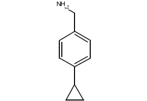 4-Cyclopropylbenzylamine structure, CAS 118184-67-1
