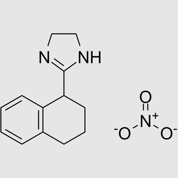 Tetrahydrozoline nitrate structure, CAS 118201-38-0