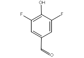 3,5-Difluoro-4-hydroxybenzaldehyde structure, CAS 118276-06-5