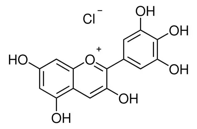 Anthocyanin structure, CAS 528-53-0