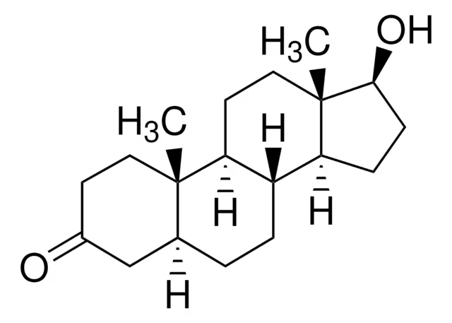 Androstan-3-one structure, CAS 118371-41-8