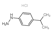 4-Isopropylphenylhydrazine hydrochloride structure, CAS 118427-29-5