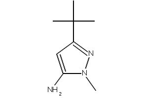 3-tert-Butyl-1-methyl-1H-pyrazol-5-amine structure, CAS 118430-73-2