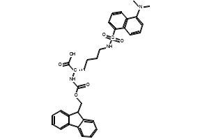 N-Fmoc-N'-dansyl-L-lysine structure, CAS 118584-90-0
