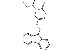 Fmoc-D-allo-isoleucine structure, CAS 118904-37-3