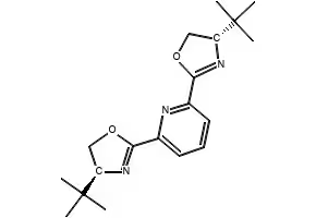 2,6-Bis[(4S)-4-tert-butyloxazolin-2-yl]pyridine structure, CAS 118949-63-6