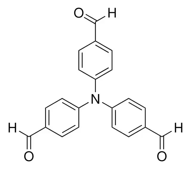 Tris(4-formylphenyl)amine structure, CAS 119001-43-3