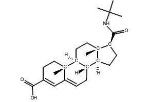 Epristeride structure, CAS 119169-78-7