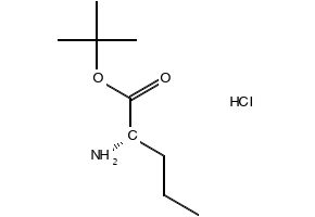 L-Norvaline tert-butyl ester hydrochloride structure, CAS 119483-47-5