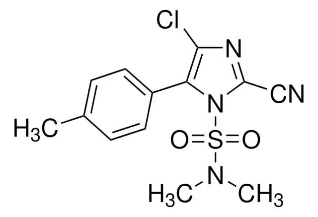 Cyazofamid structure, CAS 120116-88-3