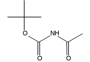 Acetylcarbamic acid 1,1-dimethylethyl ester structure, CAS 120157-98-4