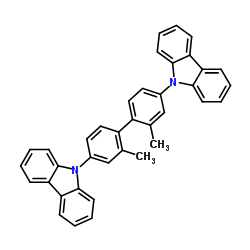 4,4'-Bis(9-carbazolyl)-2,2'-dimethylbiphenyl structure, CAS 120260-01-7