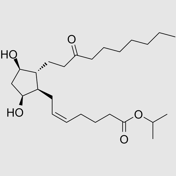Isopropyl unoprostone structure, CAS 120373-24-2