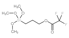 3-Trifluoroacetoxypropyltrimethoxysilane structure, CAS 120404-60-6