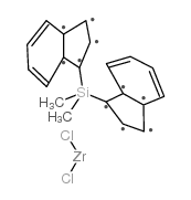 rac-Dimethylsilylbis(1-indenyl)zirconium dichloride structure, CAS 121009-93-6