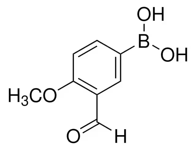 3-Formyl-4-methoxyphenylboronic acid structure, CAS 121124-97-8
