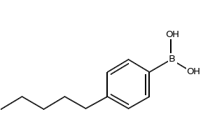 4-Pentylbenzeneboronic acid structure, CAS 121219-12-3