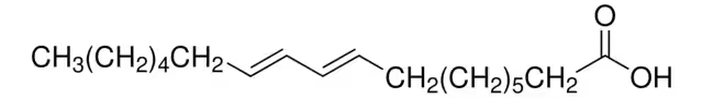 9,11-Linoleic acid structure, CAS 121250-47-3
