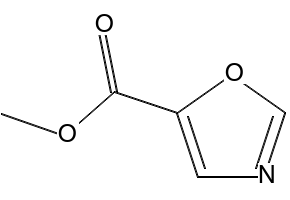 Methyl 5-oxazolecarboxylate structure, CAS 121432-12-0