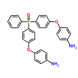 4,4'-[(Phenylphosphinylidene)bis(4,1-phenyleneoxy)]bisbenzenamine structure, CAS 121566-10-7
