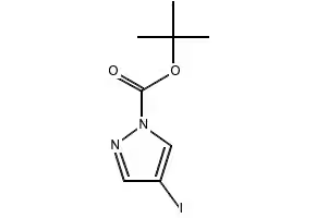 tert-Butyl 4-iodopyrazole-1-carboxylate structure, CAS 121669-70-3