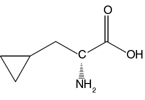 D-3-(Cyclopropyl)alanine structure, CAS 121786-39-8