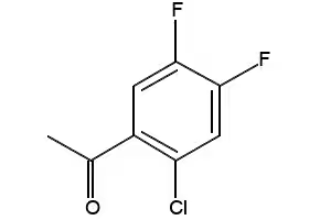2'-Chloro-4',5'-difluoroacetophenone structure, CAS 121872-94-4