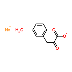 Sodium phenylpyruvate monohydrate structure, CAS 122049-54-1