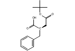 (R)-2-Benzylbutanedioic acid 4-tert-butyl ester structure, CAS 122225-33-6