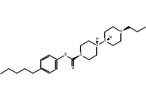 4-Pentylphenyl 4'-trans-ethylcyclohexylbenzoate structure, CAS 122230-64-2