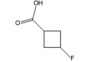 3-Fluorocyclobutanecarboxylic acid structure, CAS 122665-96-7