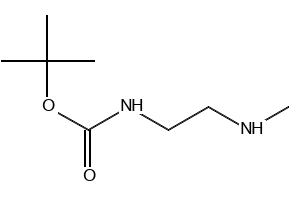 tert-Butyl 2-(methylamino)ethylcarbamate structure, CAS 122734-32-1
