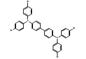 N4,N4,N4',N4'-Tetrakis(4-methoxyphenyl)-[1,1'-biphenyl]-4,4'-diamine structure, CAS 122738-21-0