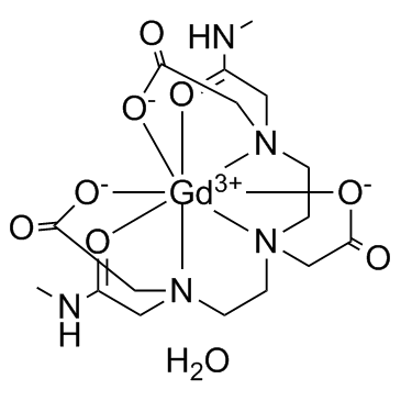 Gadodiamide hydrate structure, CAS 122795-43-1