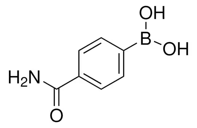 4-Carbamoylphenylboronic acid structure, CAS 123088-59-5