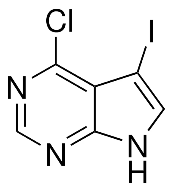 4-Chloro-5-iodo-7H-pyrrol[2,3-d]pyrimidine structure, CAS 123148-78-7