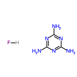 Melamine hydrogen flouride structure, CAS 123334-03-2