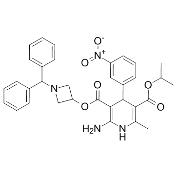 Azelnidipine structure, CAS 123524-52-7