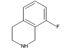 8-Fluoro-1,2,3,4-tetrahydroisoquinoline structure, CAS 123594-01-4